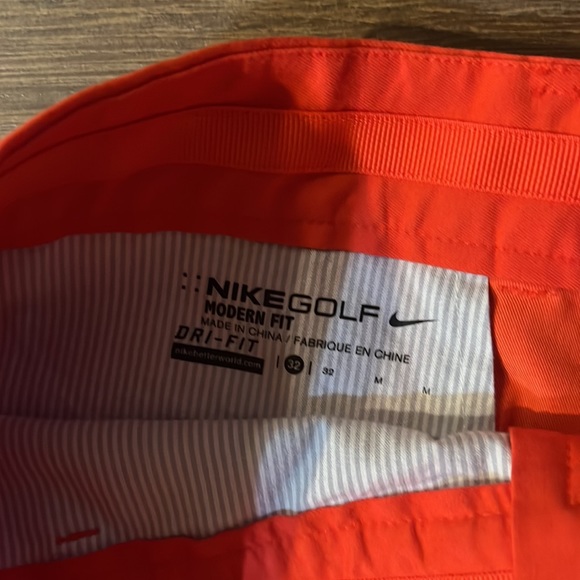 Salmon Nike Golf Shorts - Picture 2 of 2